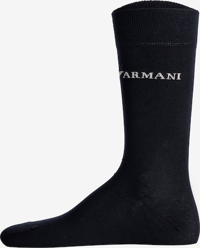 Emporio Armani Chaussettes en noir / blanc, Vue avec produit
