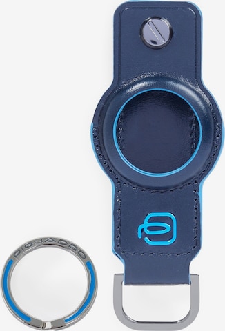 Piquadro Sleutelhanger in Blauw: voorkant