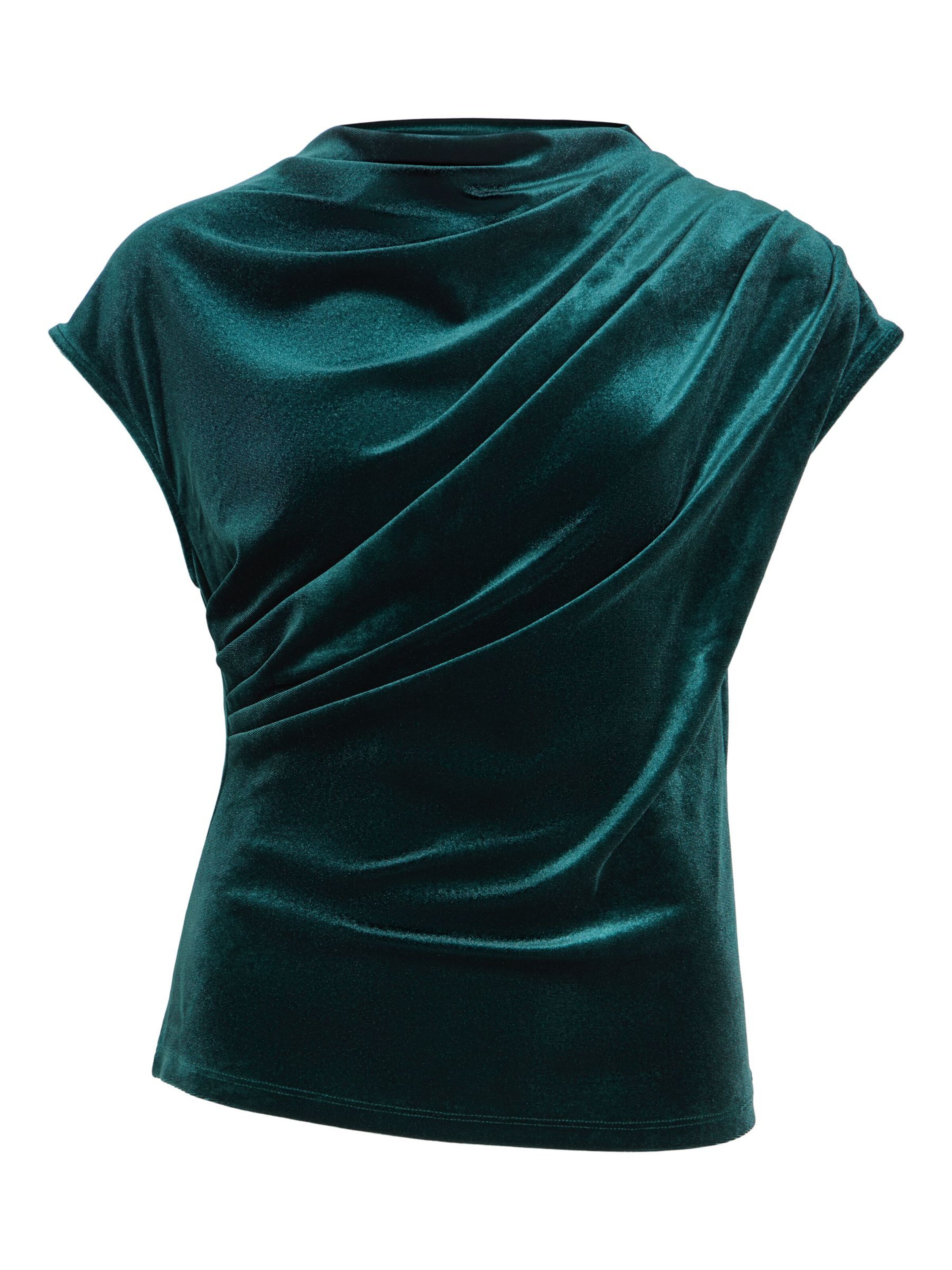VILA Top in Green: front