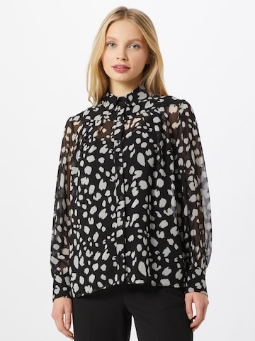 IMPERIAL - Blusa en negro: frente