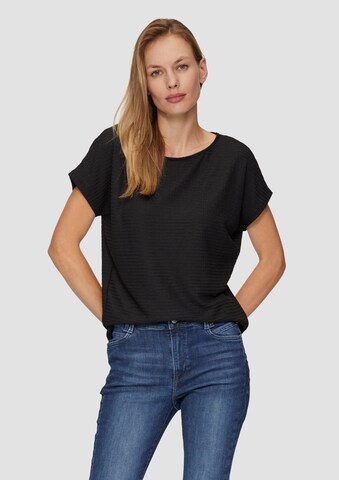 T-shirt s.Oliver en noir : devant