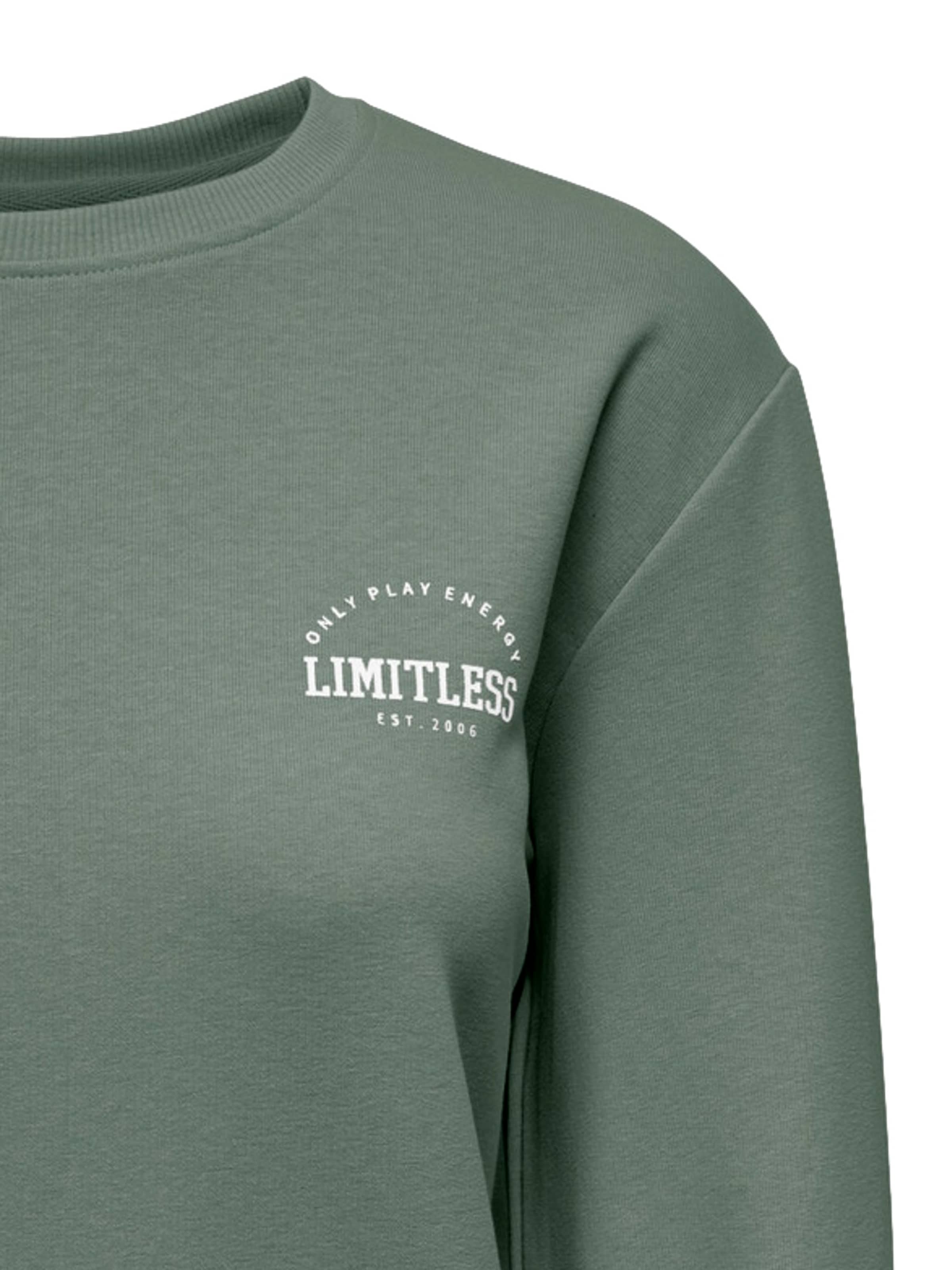 ONLY PLAY Sweatshirt 'Cava Life' in Groen