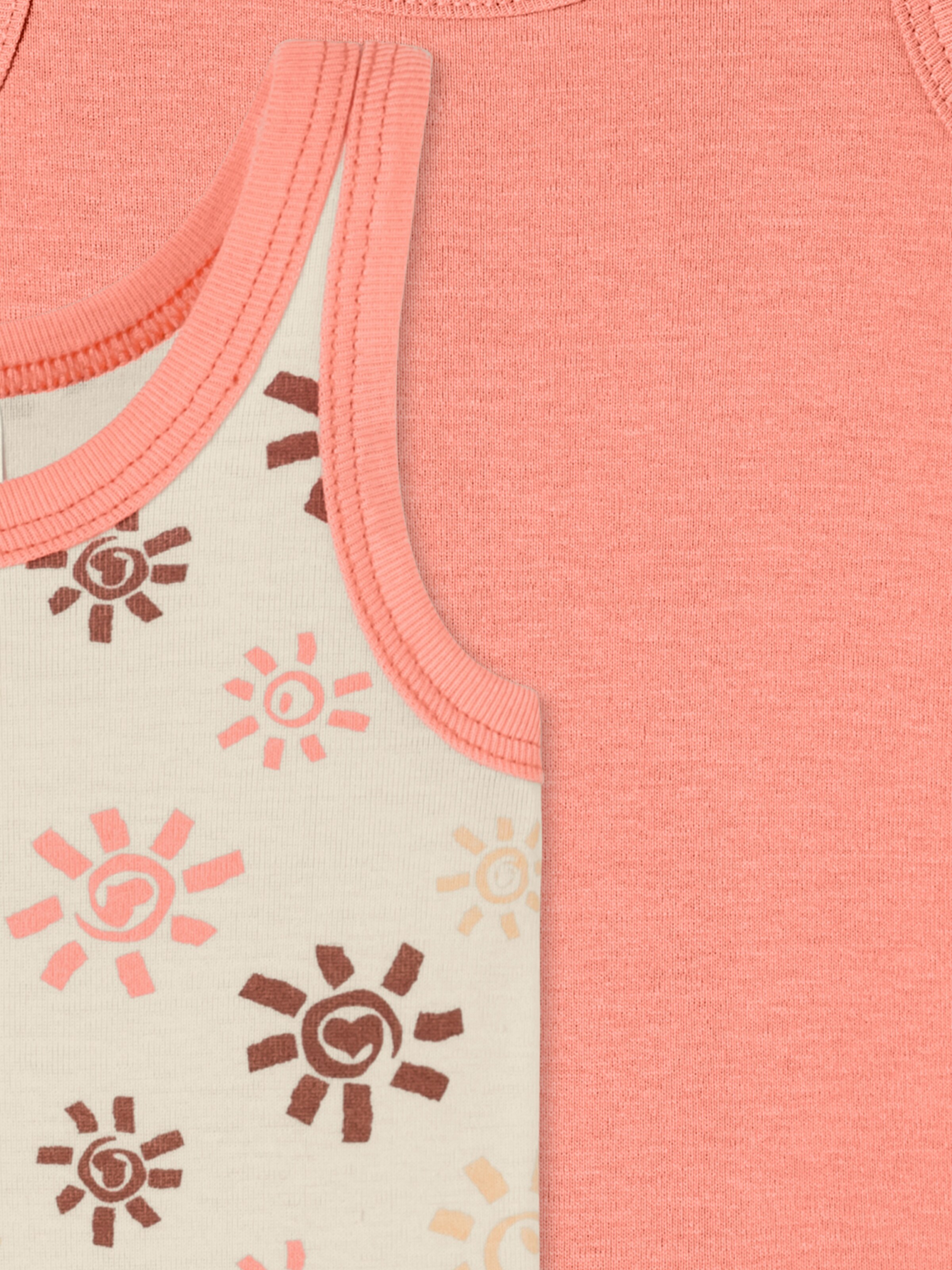 SCHIESSER Romper/bodysuit ' Natural Organic Cotton ' in Orange