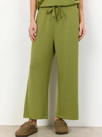 Wide leg Pantaloni 'BANU' di Soyaconcept in verde: frontale