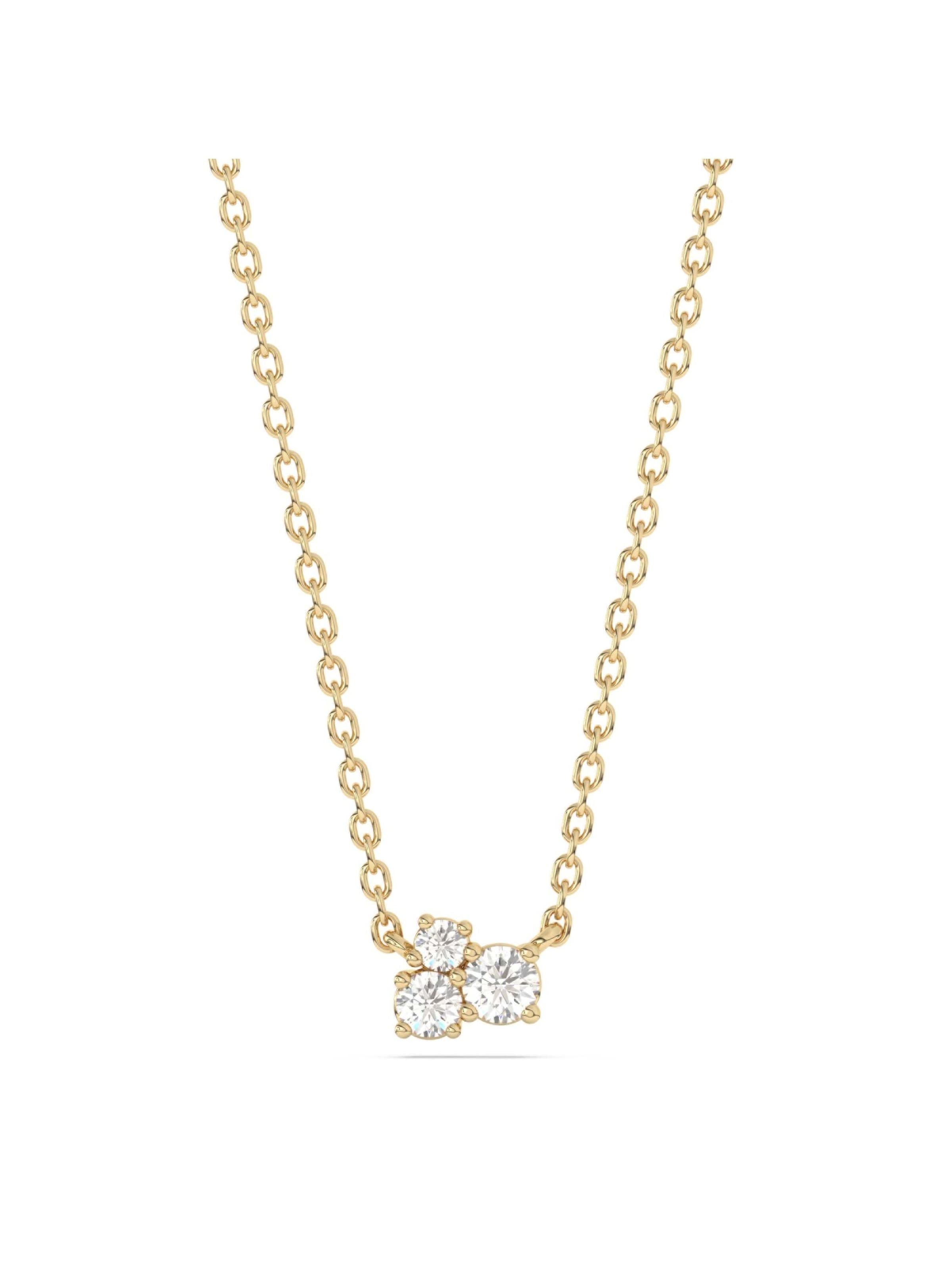 Chaîne Diam Addict en or : devant