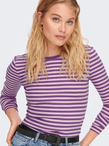ONLY Shirt 'Viva' in Purple