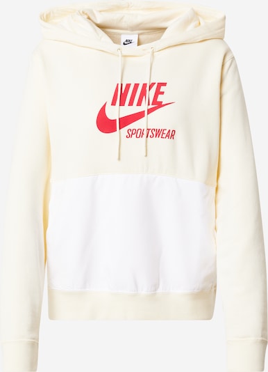Nike Sportswear Sweatshirt in Pastel yellow / Light red / White, Item view