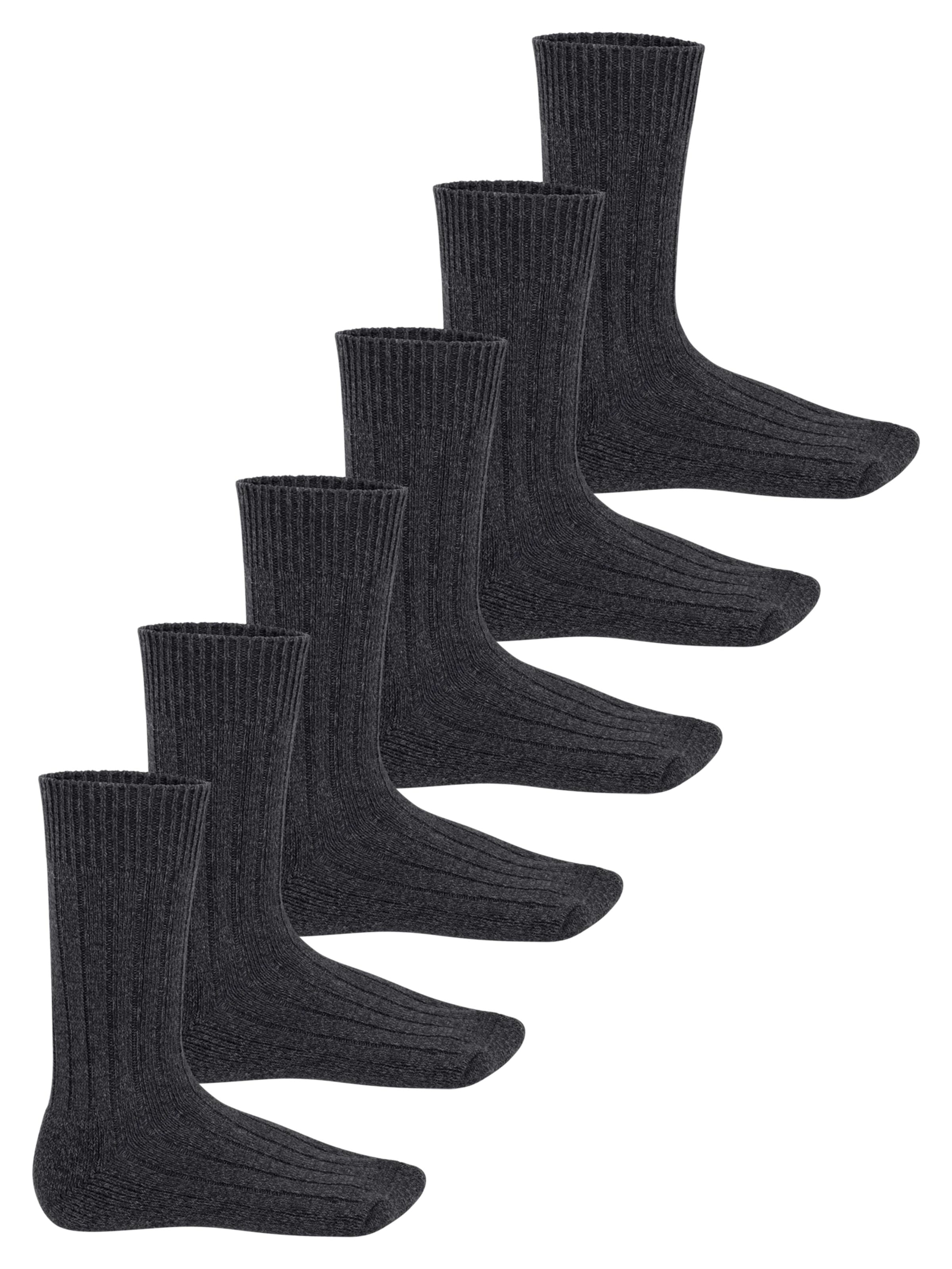 footstar Socks 'Norwegian' in Grey: front