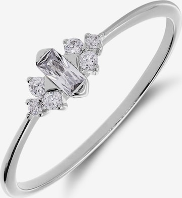 Lucardi Ring in Silver: front