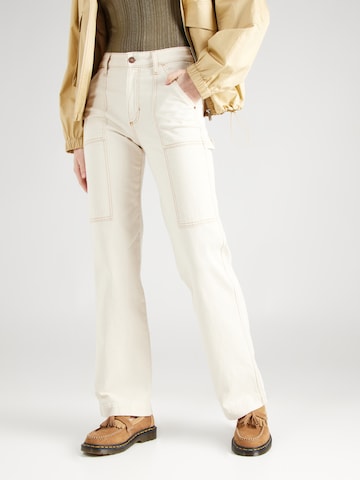 GUESS Regular Jeans 'CARRIE' i beige: framsida