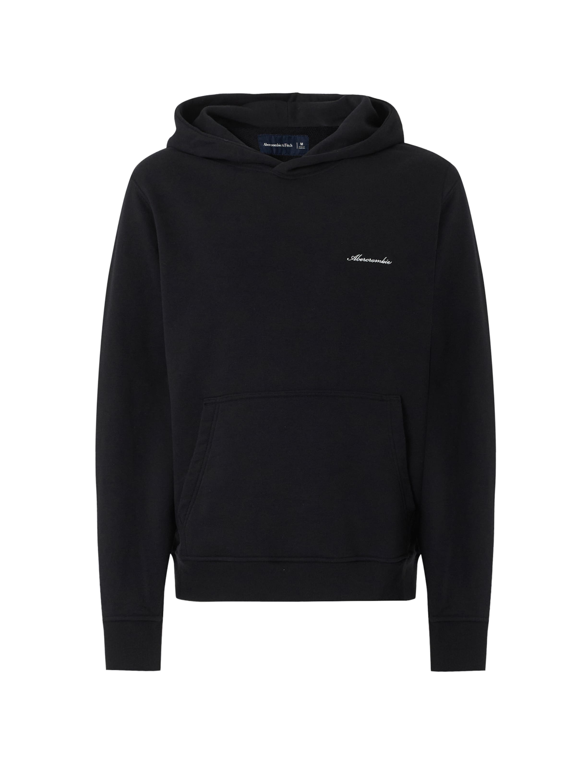 Abercrombie & Fitch Tréning póló - fekete: elől