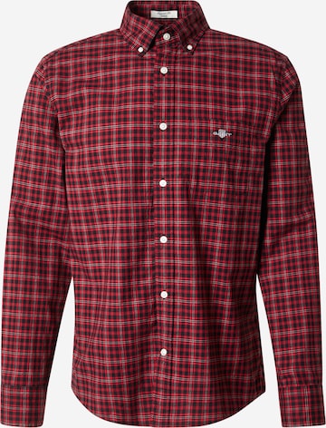 Chemise 'CLASSIC' GANT en rouge : devant