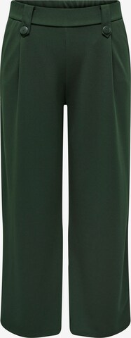 ONLY Carmakoma Pleat-Front Pants in Green: front