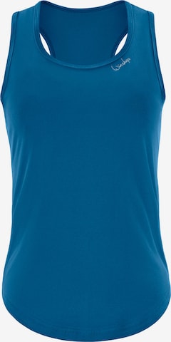 mėlyna Winshape Sportiniai marškinėliai be rankovių 'AET128LS': priekis