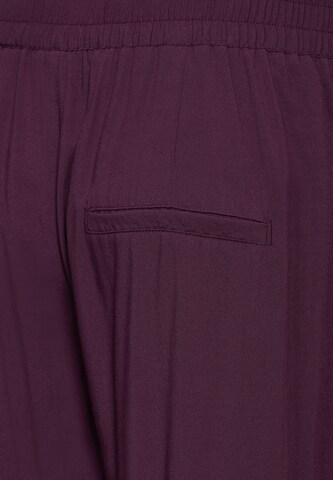 STREET ONE Loose fit Pants in Purple