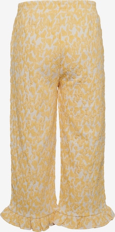 Pieces Kids Regular Trousers 'Maya' in Yellow