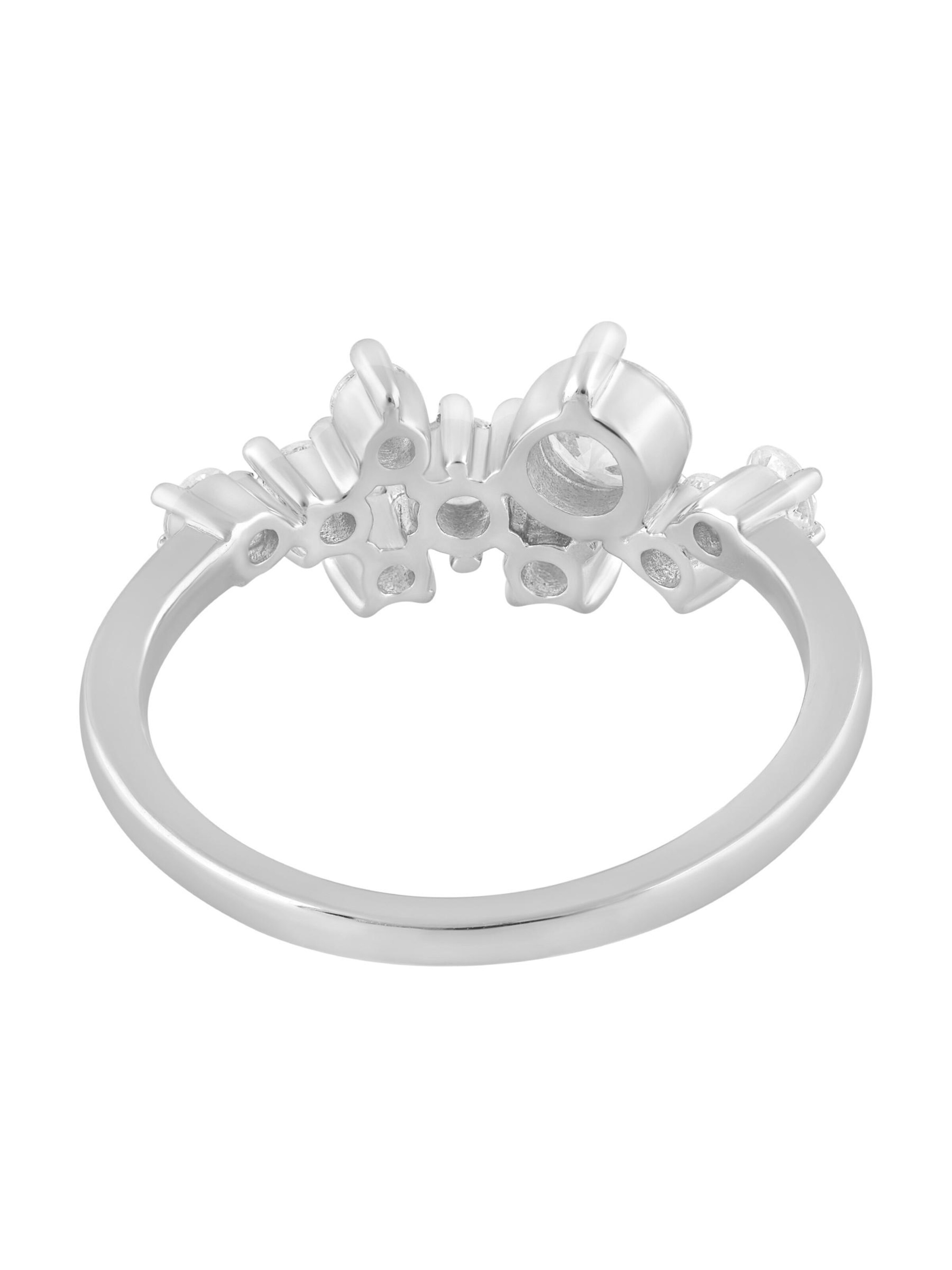 ETHISHER DIAMANTEN Ring in Silver