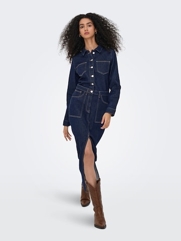 Abito camicia 'ONLPhilly' di ONLY in blu: frontale