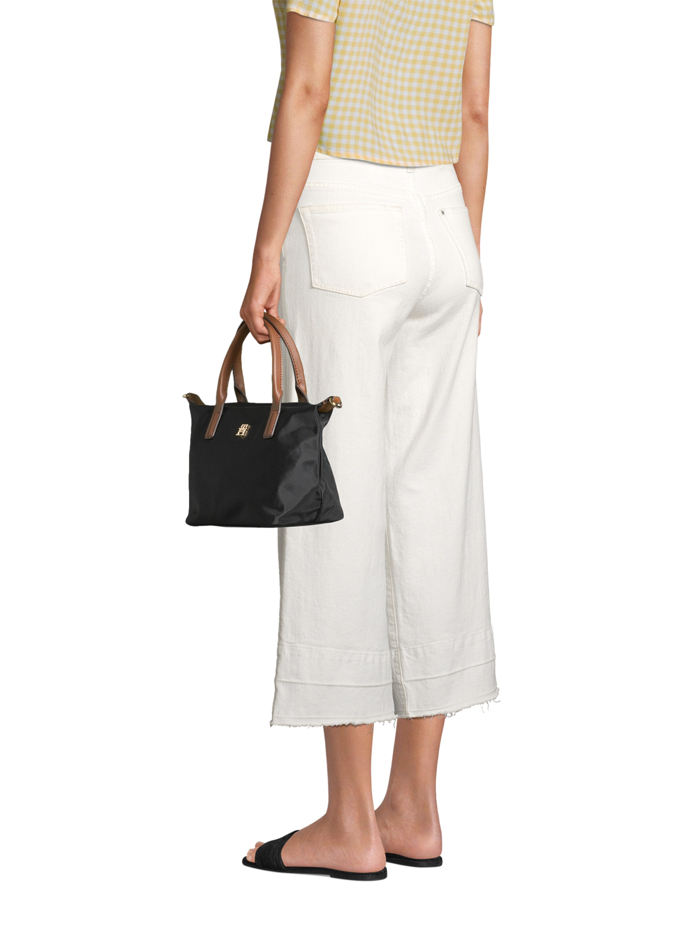 TOMMY HILFIGER Handtasche 'POPETTE' in Schwarz