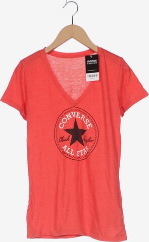 CONVERSE T-Shirt S in Rot: predná strana