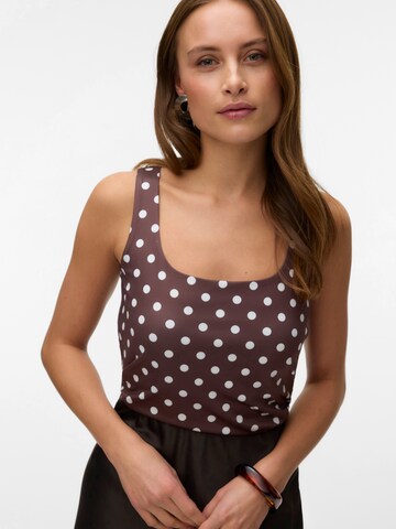 VERO MODA Top 'VMMILLION' in Bruin: voorkant
