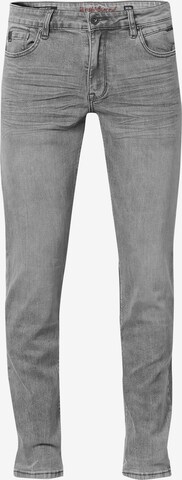 KOROSHI Regular Jeans i grå: framsida