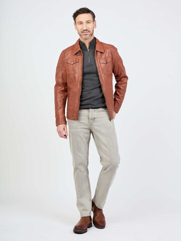 JCC Lederjacke in Braun