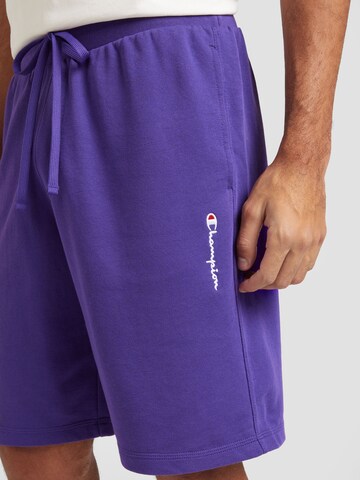 Champion Authentic Athletic Apparel Regular Pants in Purple