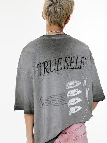 Pull&Bear Tričko – černá: přední strana