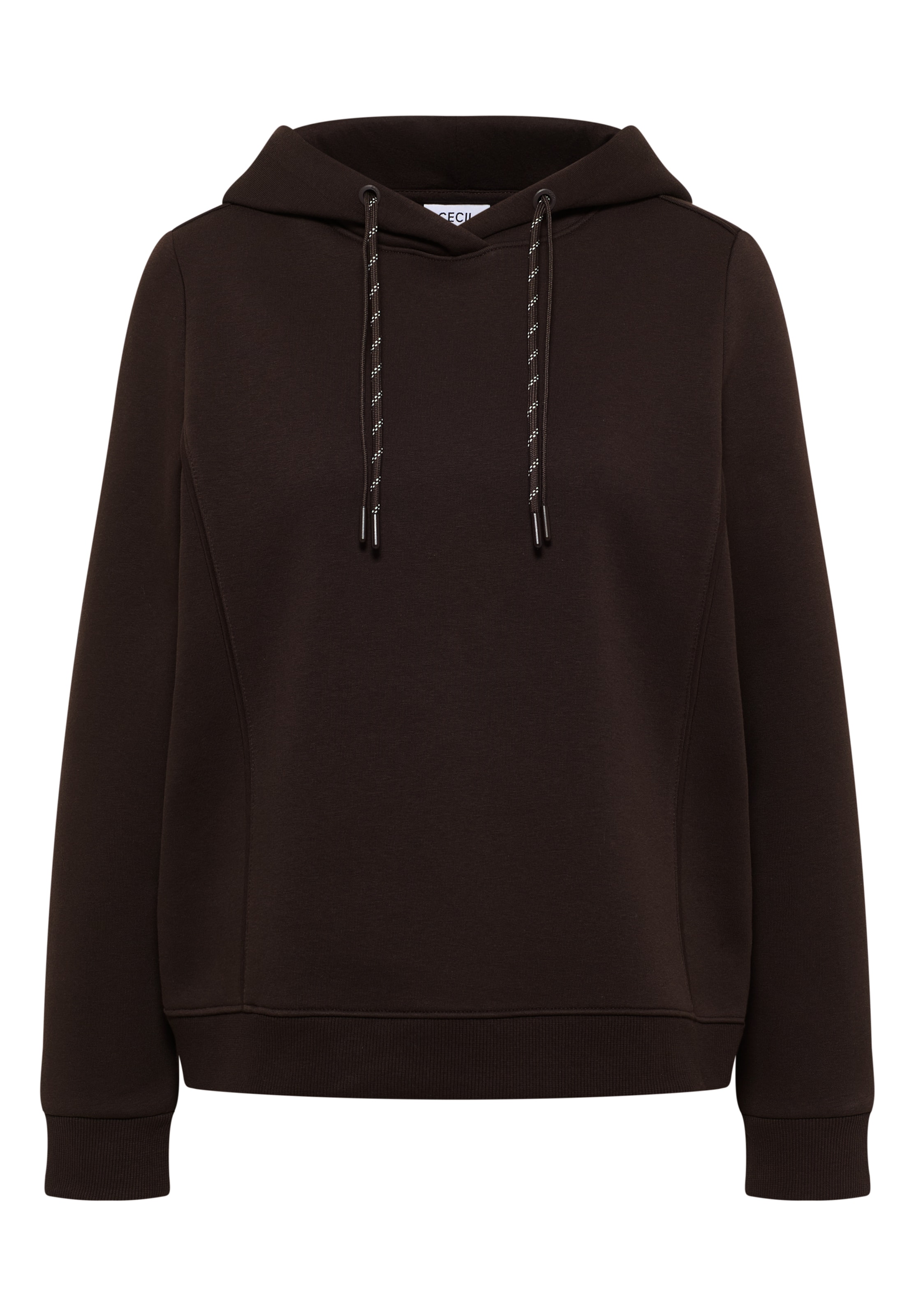 CECIL Sweatshirt in Brown: front