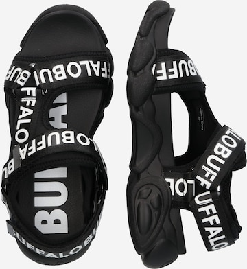 BUFFALO Sandály – černá