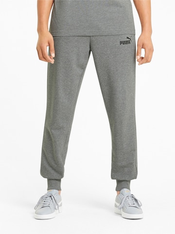 PUMATapered Sportske hlače - siva boja: prednji dio