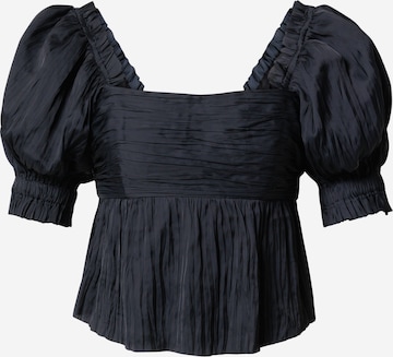 FRAME - Blusa em preto: frente