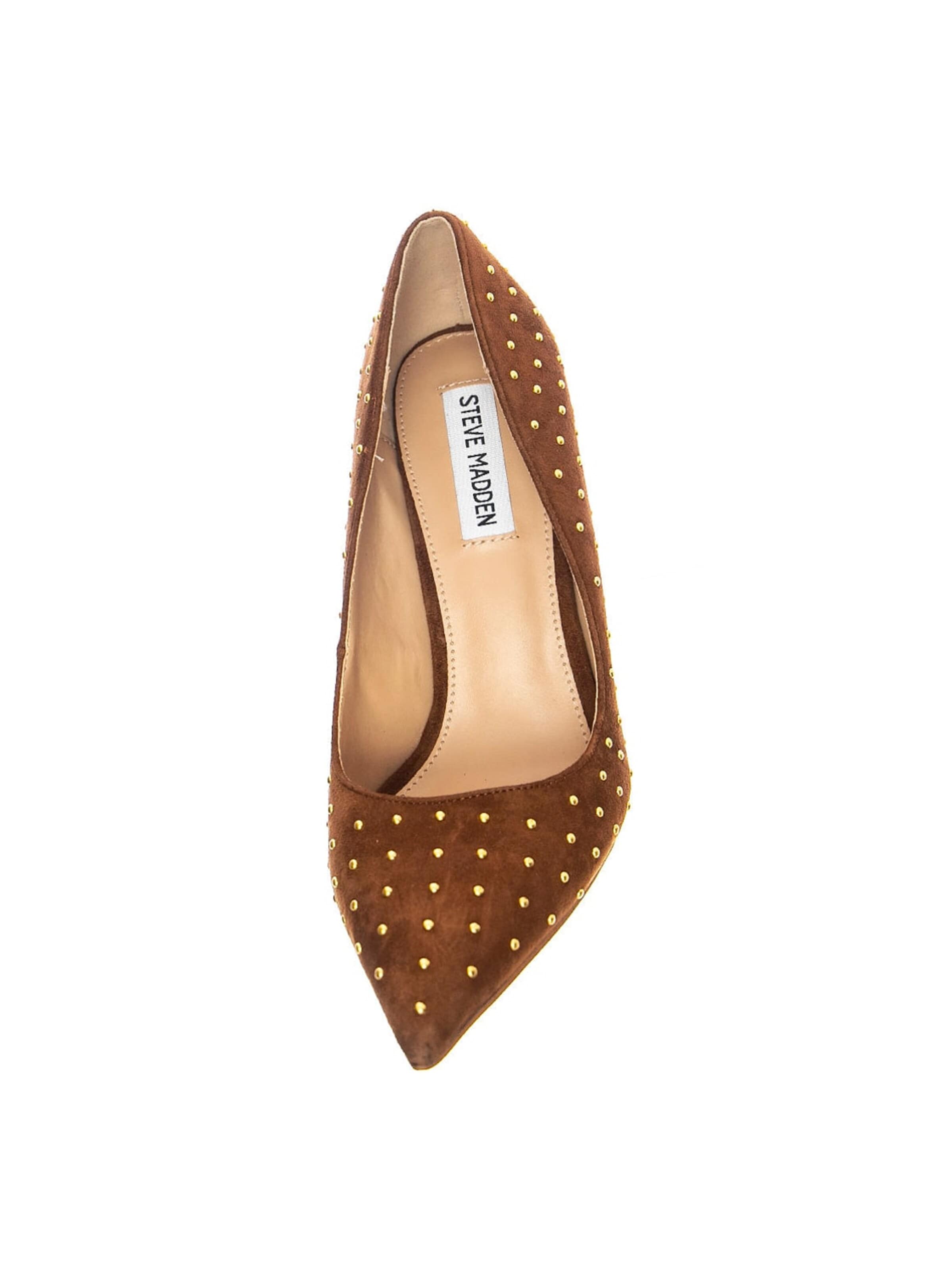 STEVE MADDEN Pumps 'VALARIE COGNAC SUEDE' in Brown