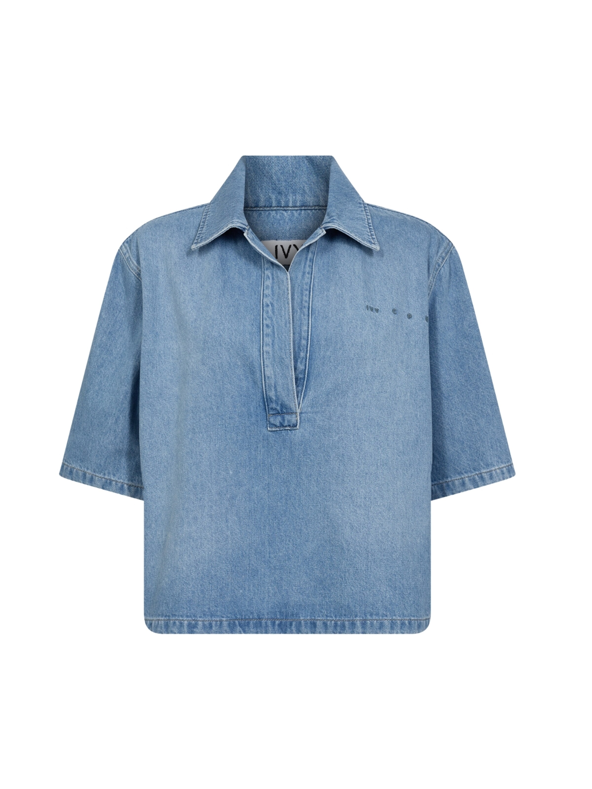 Ivy Copenhagen Blouse 'Opera' in Blauw: voorkant