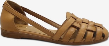 Ballerines Frau en marron : devant