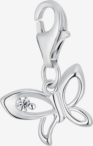 AMOR Pendant in Silver: front