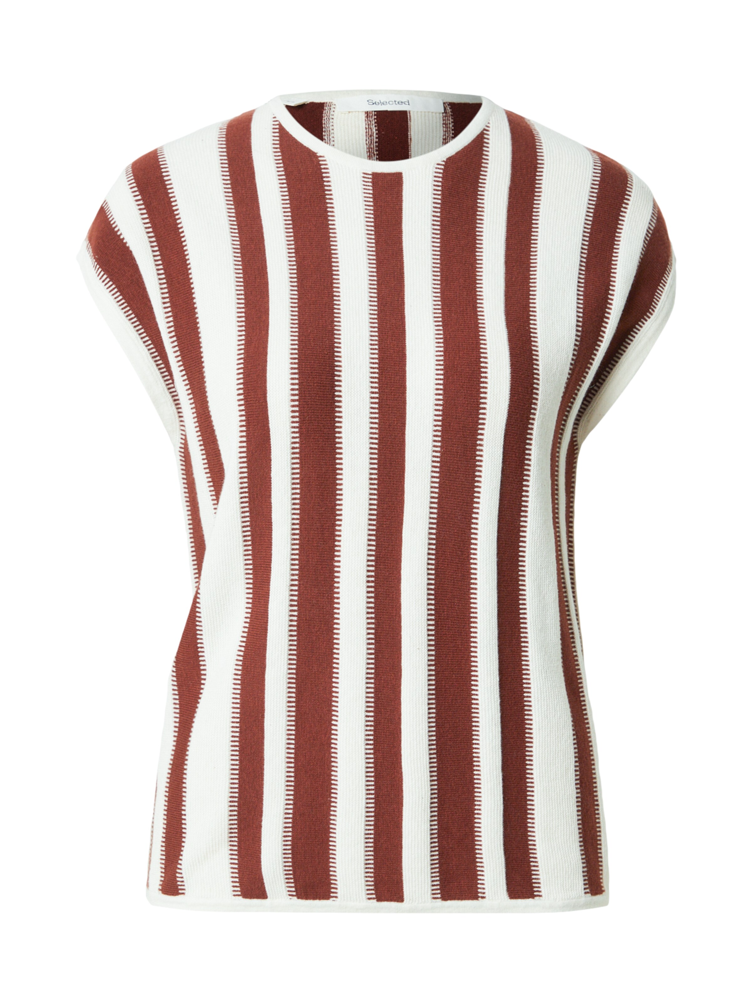 SELECTED Pullover 'SLFLINA' i beige: forside