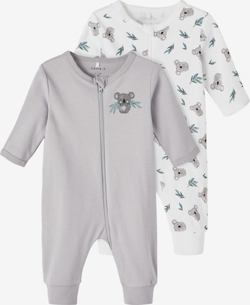 NAME IT Pajamas in Grey: front