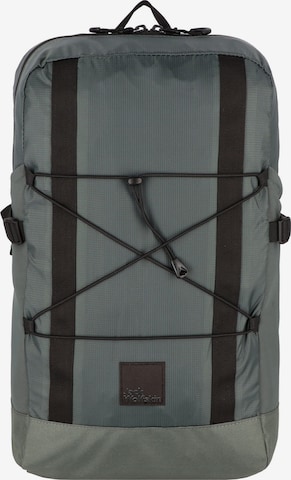 JACK WOLFSKIN Sports Backpack 'Wanderthirst' in Green: front