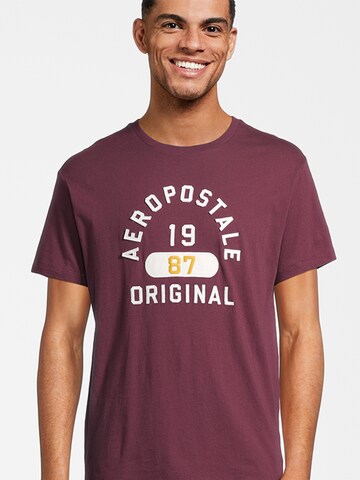 AÉROPOSTALE T-Shirt in Rot