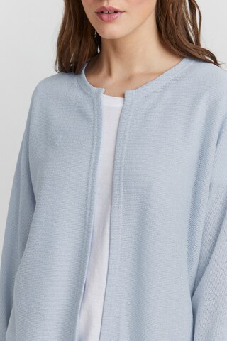 Oxmo Knit Cardigan 'KIKE' in Blue