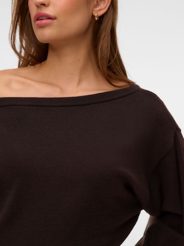 VERO MODA Pullover 'VMPolly' in Braun