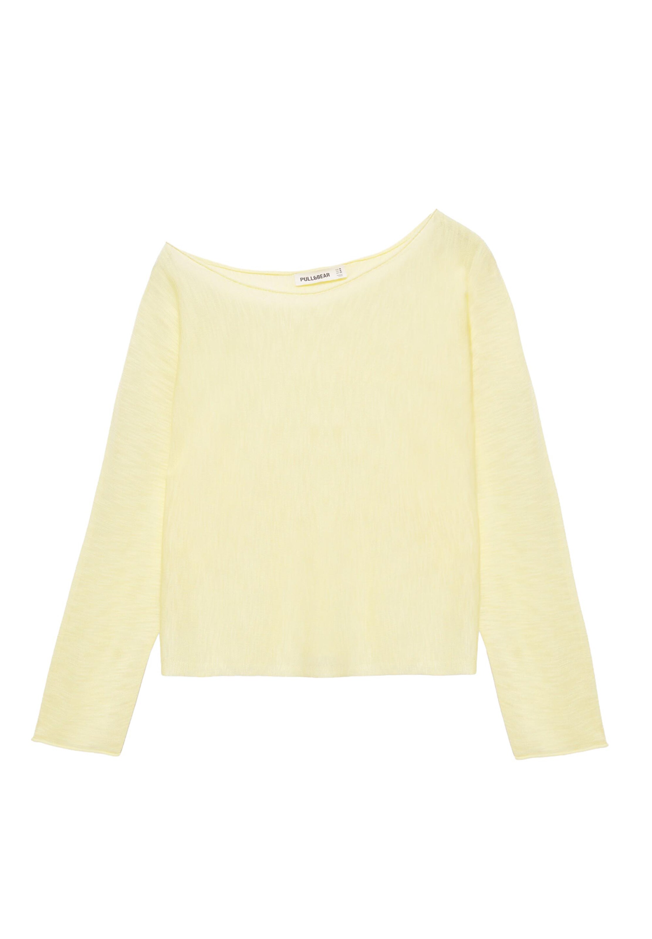 Pull&Bear T-shirt en XS en jaune, Vue avec produit