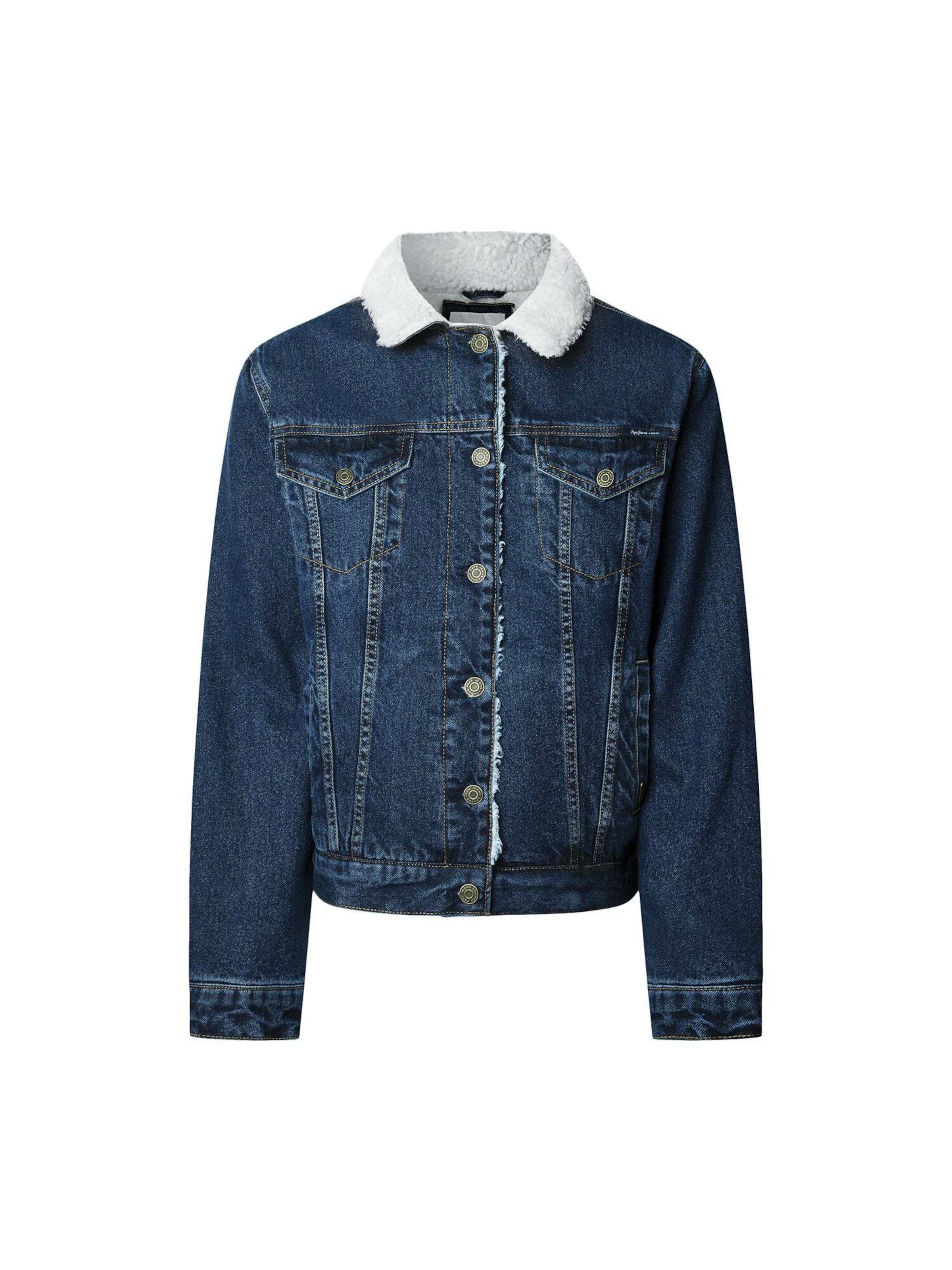 Pepe Jeans Übergangsjacke in navy / weiß, Produktansicht