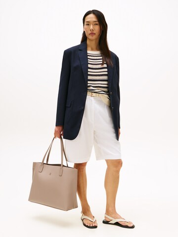 TOMMY HILFIGER Shoppingväska 'DISTINCT' i beige