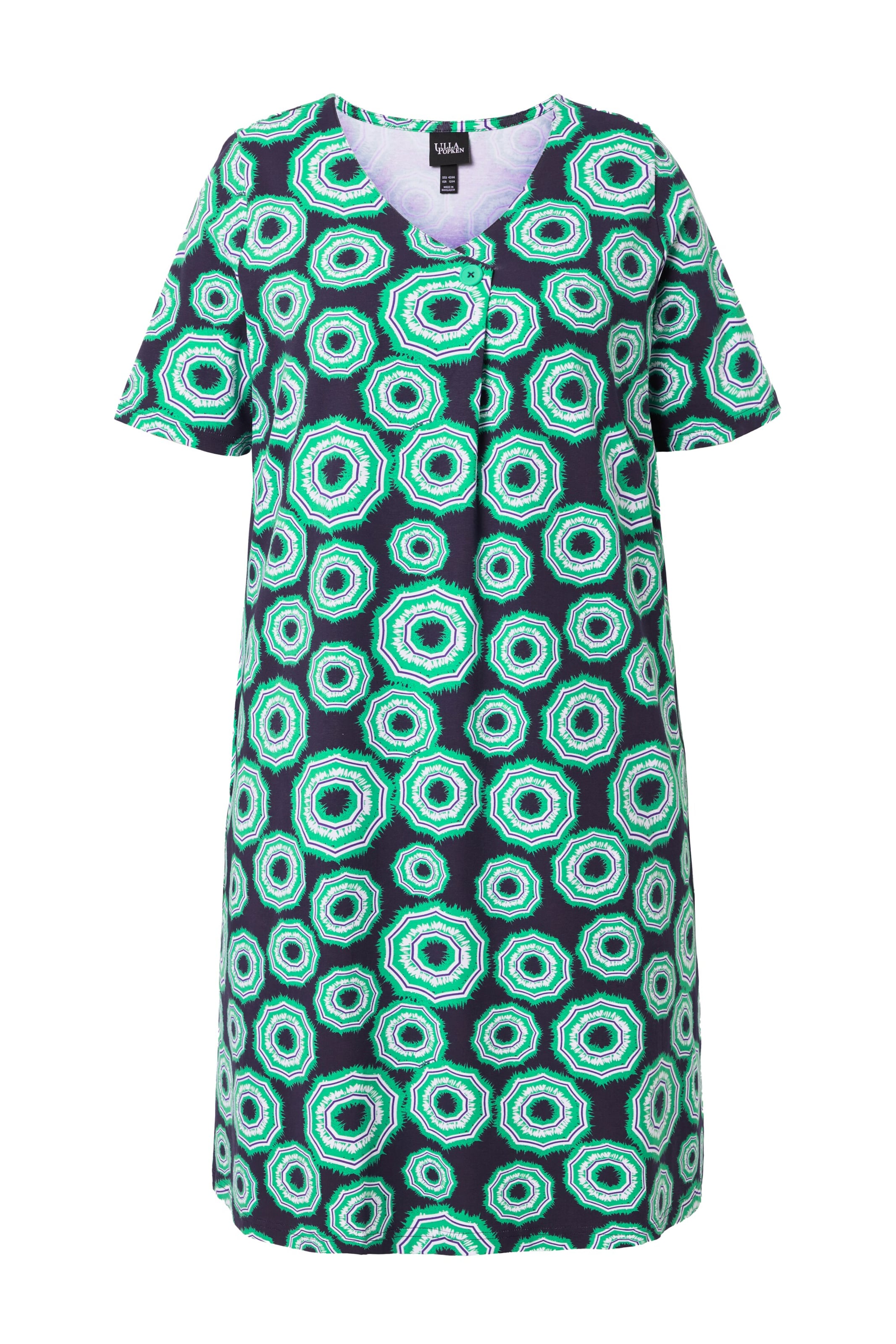 Ulla Popken Kleid in Grün: Vorderseite