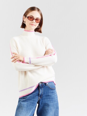 Pull-over Frieda & Freddies NY en blanc : devant