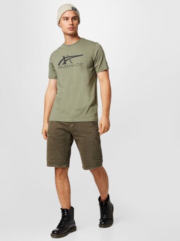 ASICS Performance shirt 'Tiger' in Green