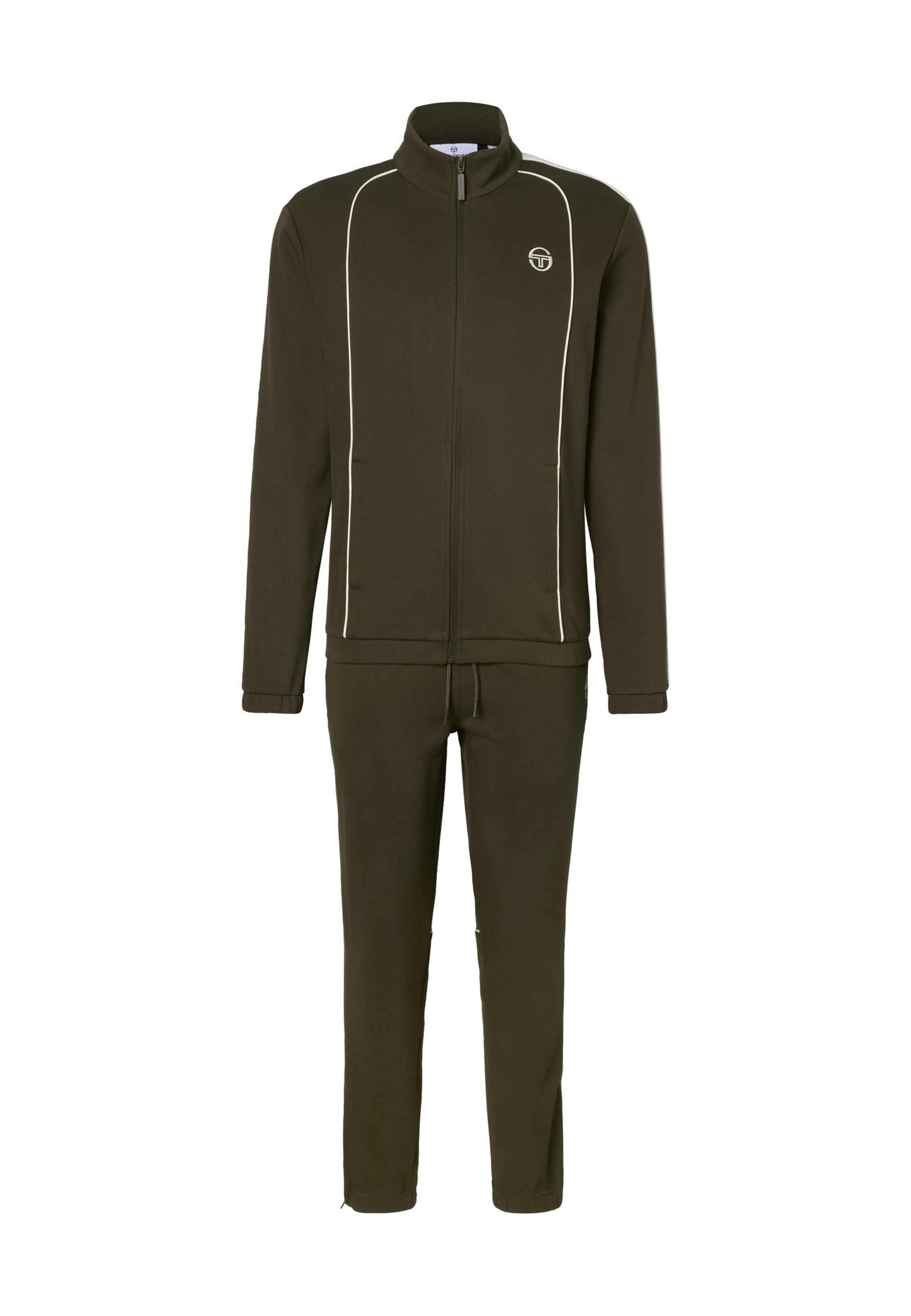 Completo per l'allenamento di Sergio Tacchini in verde: frontale